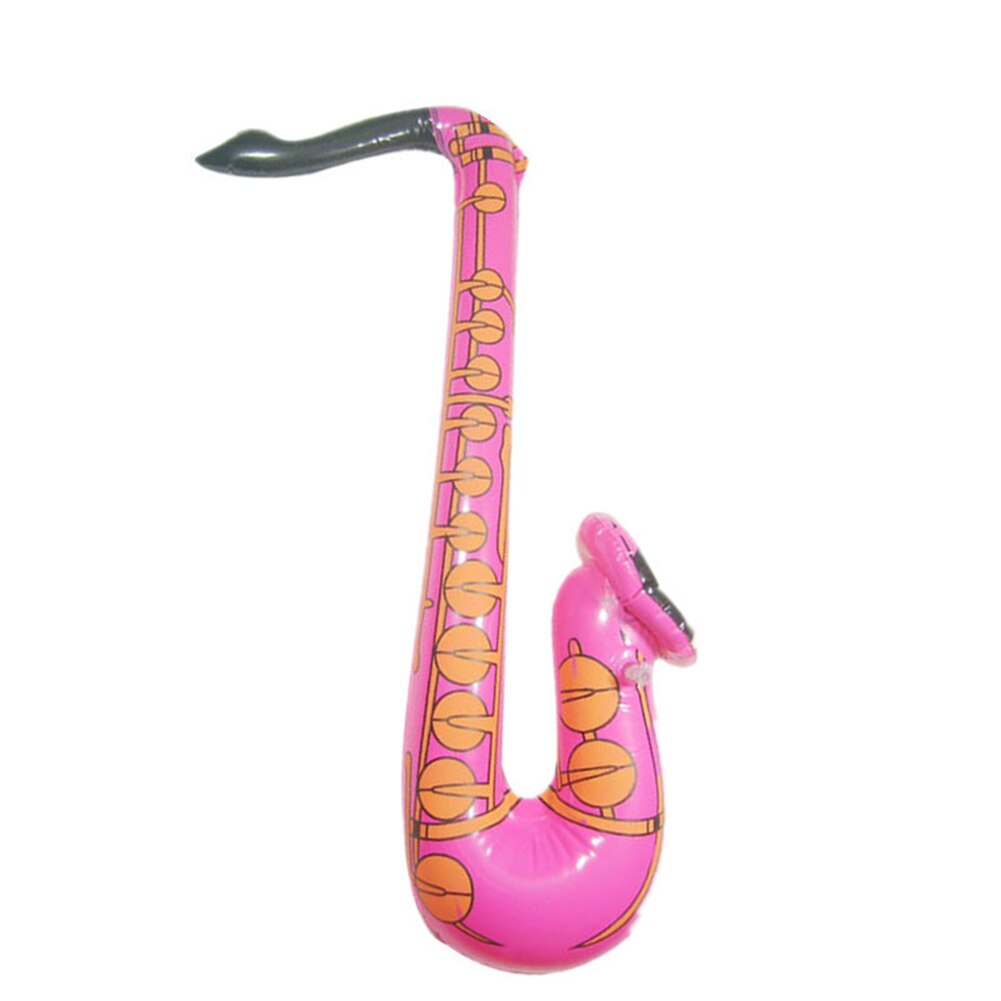 Random Color 1Piece 70cm Fun Inflatable Blow Up Rock&Roll Saxophone Disco Party Music Toy LXY9