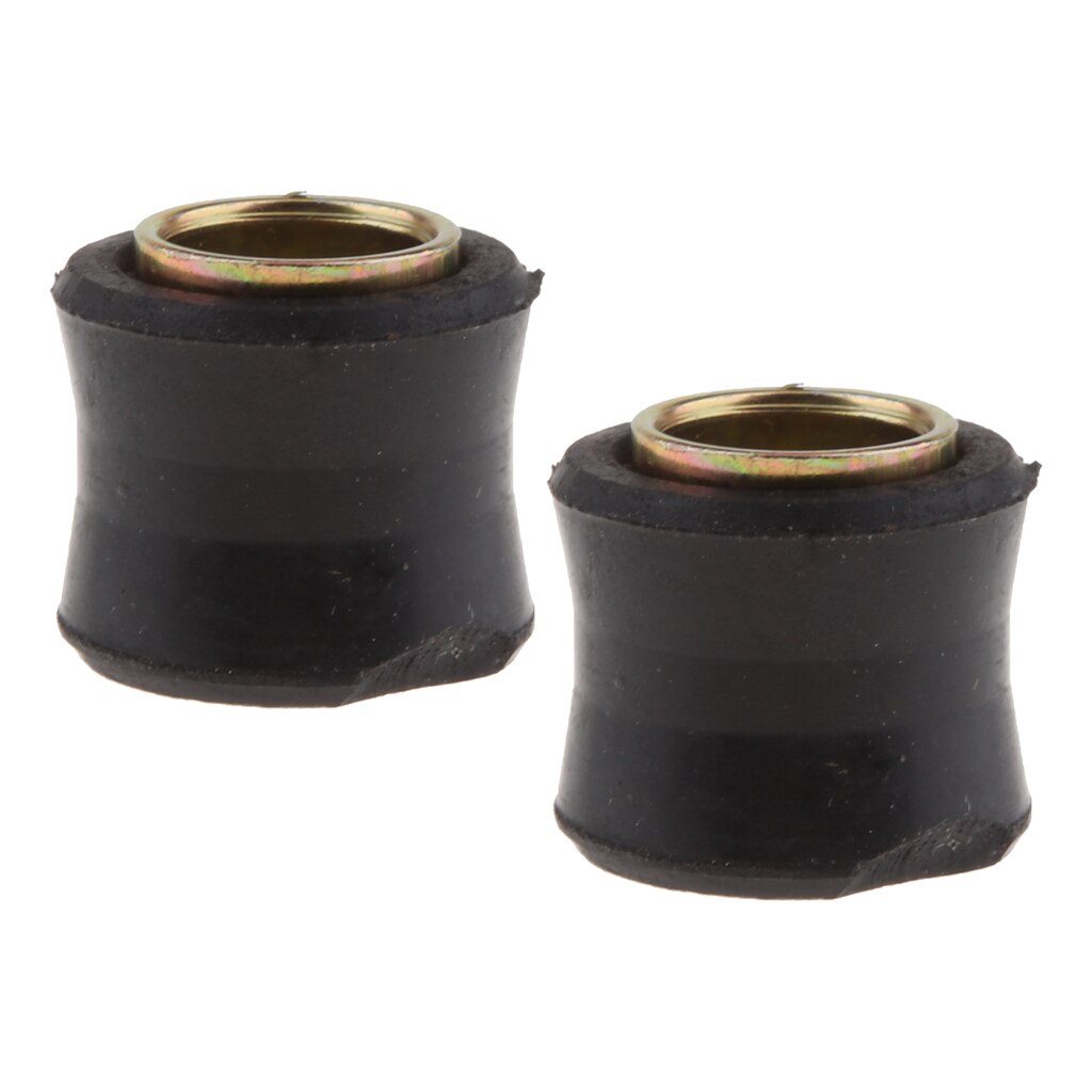 2PCS Motorcycle V bush-end Rubber&amp;Metal, Shock Absorber Suspension Bushing for ATV/Motorcross/Dirt Bike