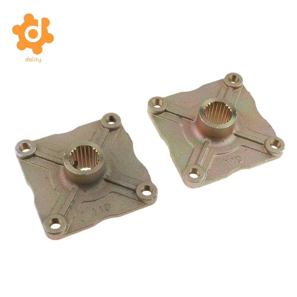 dolity 2pcs 4 Stud 23 Teeth Spline Wheel Rear Axle Hub for 150cc 200cc Motorcycle Scooter Moped Quad Dirt Bike ATV.