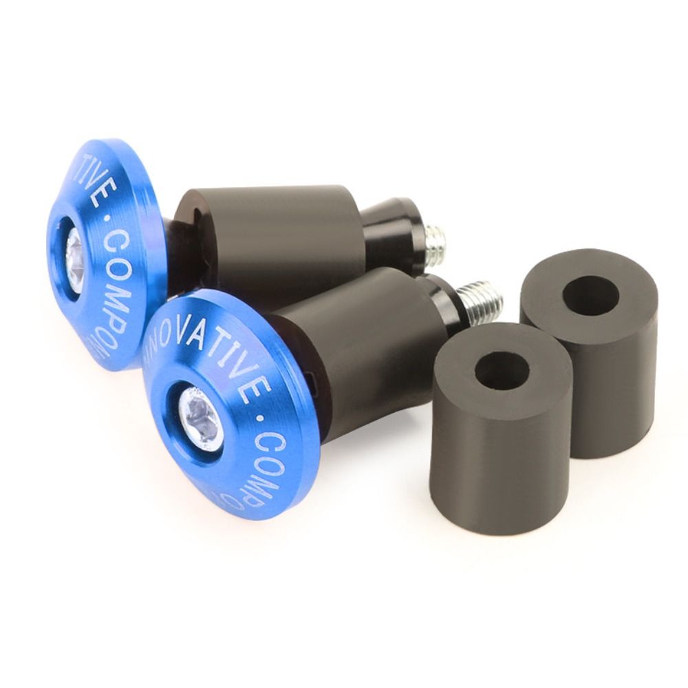 Aluminum Alloy Motorcycle Handlebar Plug Anti-Slip Universal Handlebar Grips Cap Shockproof Handlebar End Motorcycle Accessories
