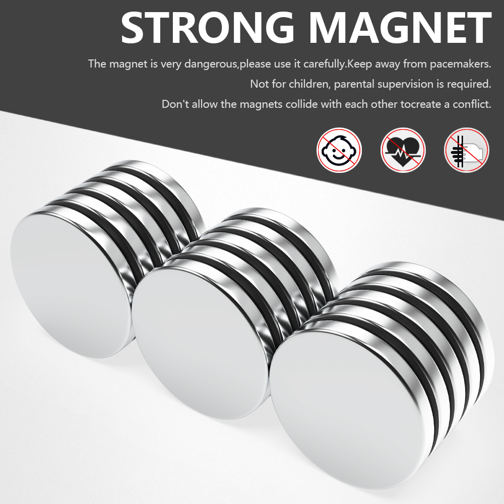 40x5mm Super Strong Round Magnet Powerful Refrigerator Magnets for Fridge, DIY, Building, Scientific, Craft, and Office Magnets