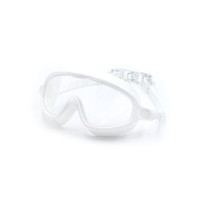 bambino di Nuoto Occhiali Grande Scatola ad Alta definizione Occhiali di gel di Silice anti-nebbia Vetri di Nuoto tutto'aperto Occhialini Da Nuoto per Bambini: bianca