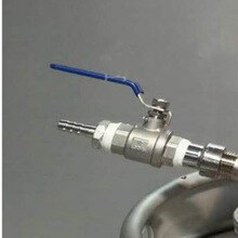 1/2"BSP Stainless Steel homebrew Weldless Kettle ball Valve Kit Ball Valve Homebrew