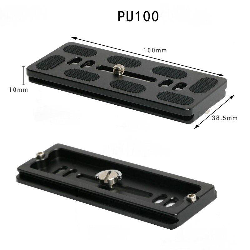Quick Release Plate Camera Mount Long Plate Base Plate Bracket With 1/4 Inch Screw For DSLR Camera Tripod PU07: PU100