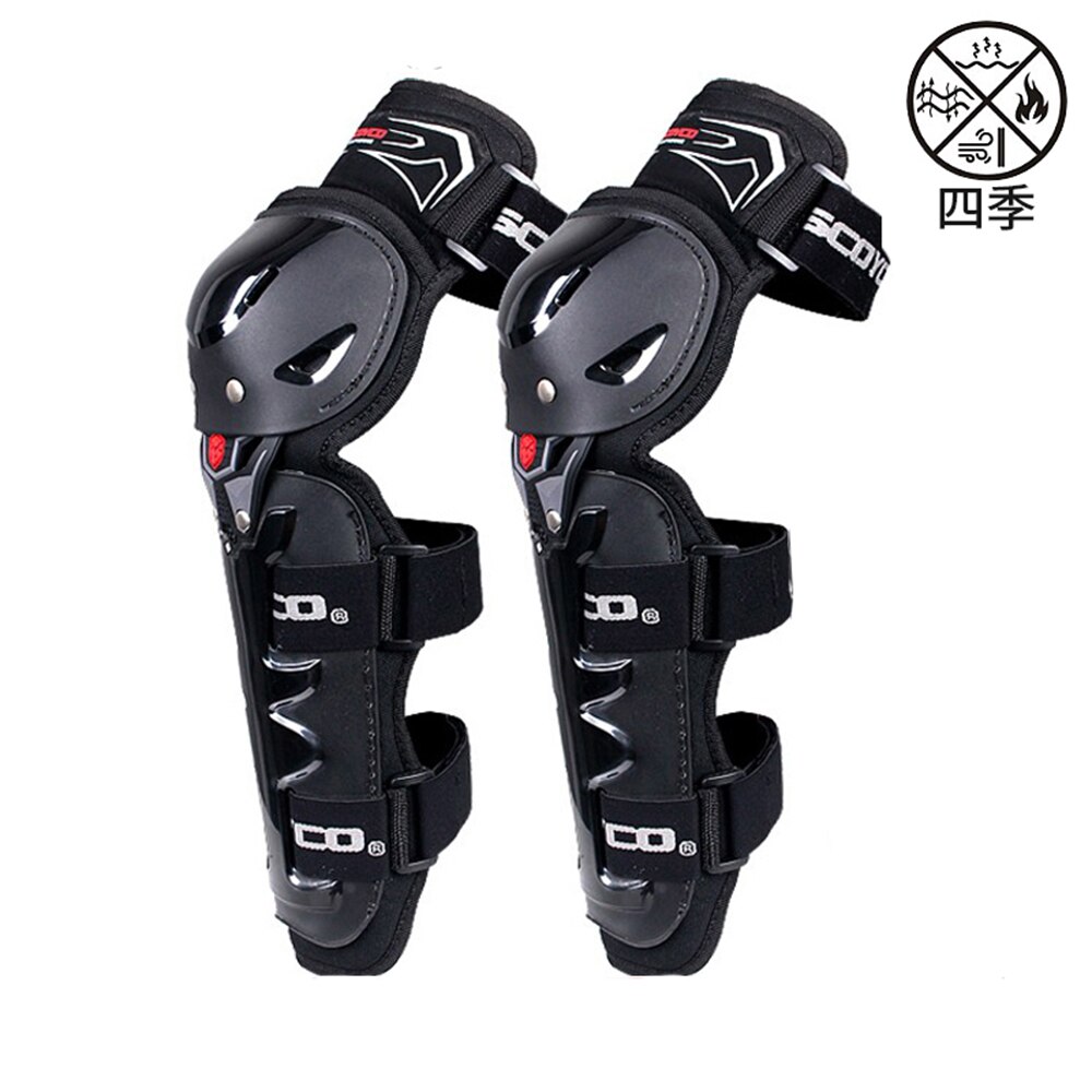 Scoyco Motorcycle Knee Pads Motocross Off-road Knee Guard Protective Gear Wearable Motocross Elbow Pads+Knee Pads Four Seasons: K11 Keen Pads