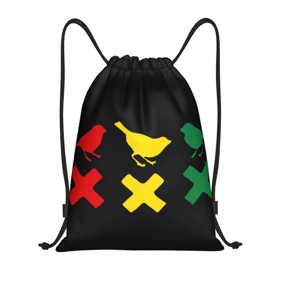 Custom Ajaxs Bobs Marleys Drawstring Bag Women Men Lightweight Amsterdam Football Sports Gym Storage Backpack: PURPLE