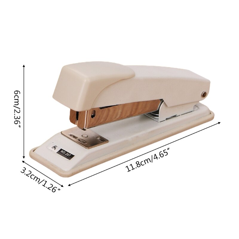 Metal Effortless Heavy Duty Stapler Paper Book Binding Stapling Machine Labor Saving School Office Supplies Stationery