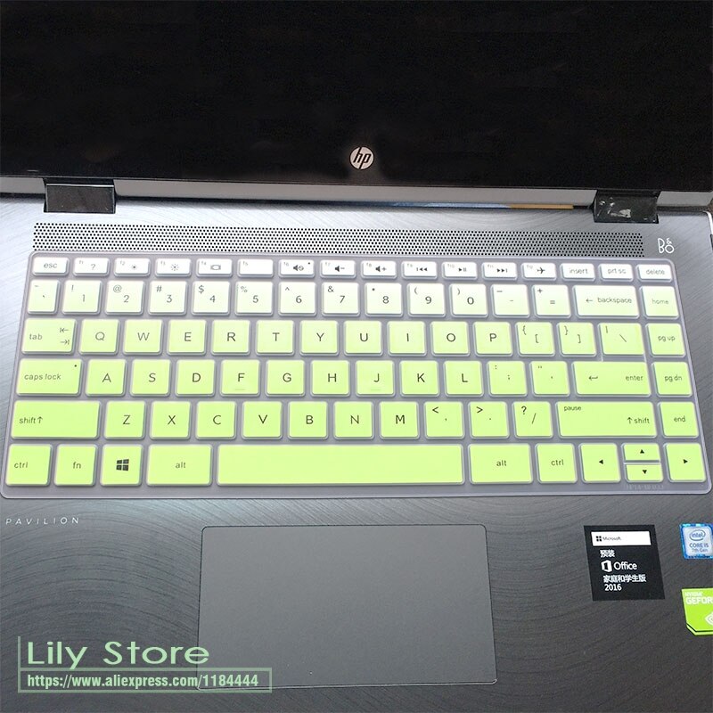 Laptop Keyboard Protector Skin Cover for HP Pavilion X360 14-dh1042tx 14-dh1058tx 14-dh1006tu 14-dh1026ne 14-dh1056tx 14-dh: fadegreen