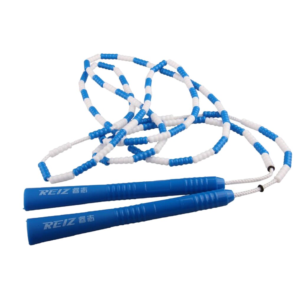 Beaded Jump Rope, Fitness Skipping Rope for Kids Men and Women, Adjustable &amp; Lightweight - Choose Colors