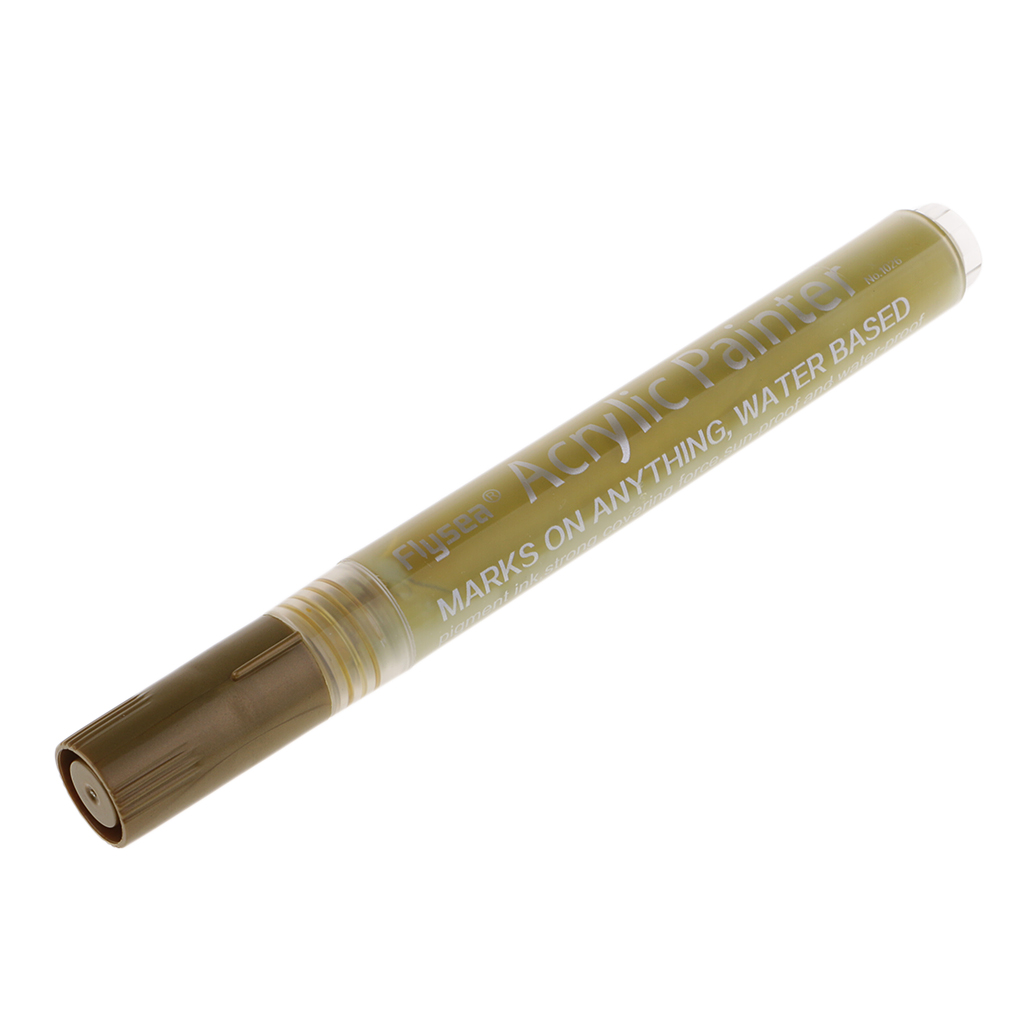 Waterproof Marker Paint Pens, Water Based Paint Marker, Writes on Almost Anything, 5 Colors Choose (141 x 12 mm)