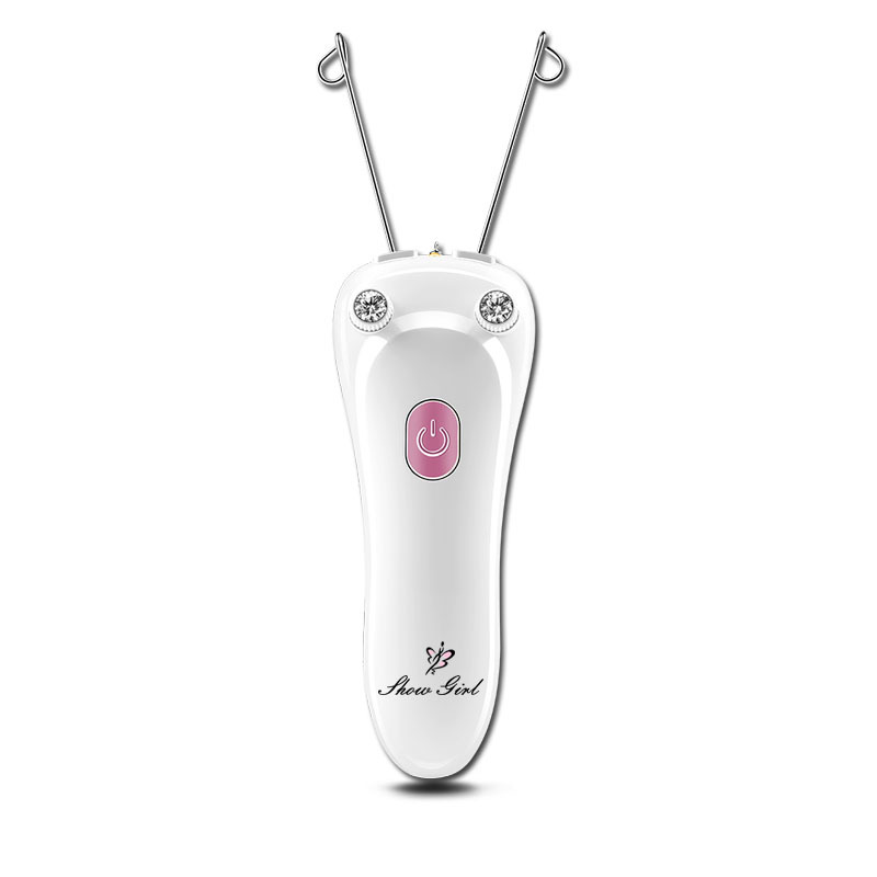Elektrische Epilator Body Facial Lichaam Been Ontharing Haargroei Remmer Vrouwen Effectieve Defeatherer Katoenen Draad Depilator: 01
