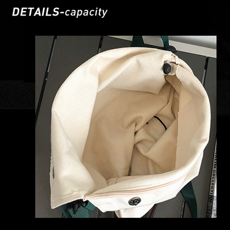 Umhängetasche für damen, marke: japanische canvas-tasche, schlicht, lässig, schultertasche, geräumige brusttasche für damen