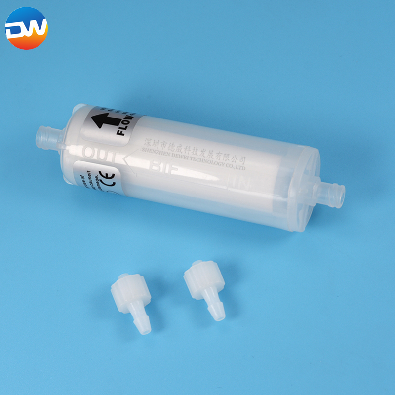 10 Pcs Weiß Tinte Filter Zylindrischen für Phaeton Crystaljet JHF Pritsche Inkjet Drucker 5um 80mm Gewinde Joint Lange Tinte filter