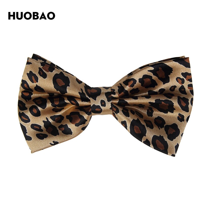 HUOBAO Brown Leopard Suspenders And Bow Ties Sets For Children Kids Boys Girls: 02