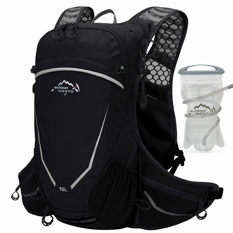 INOXTO-mochila de ciclismo impermeable para exteriores, bolsas de bicicleta de montaña, Maratón, deporte, Camping, senderismo, hidratación, 16L: Otros