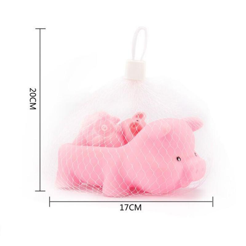 Baby Spelen Water Speelgoed Badkamer Douche Strand Bad Piggy Vinyl Pop Leuke Roze Varken Peuter Baby Veilig, niet Giftig En Zacht