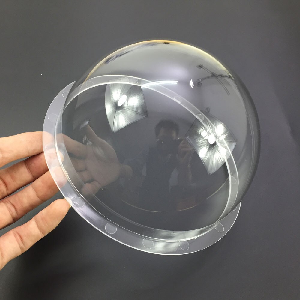 6.2 Inch Acryl Indoor / Outdoor Cctv Vervanging Clear Camera Dome Behuizing Camera Dome Cover 5Pcs