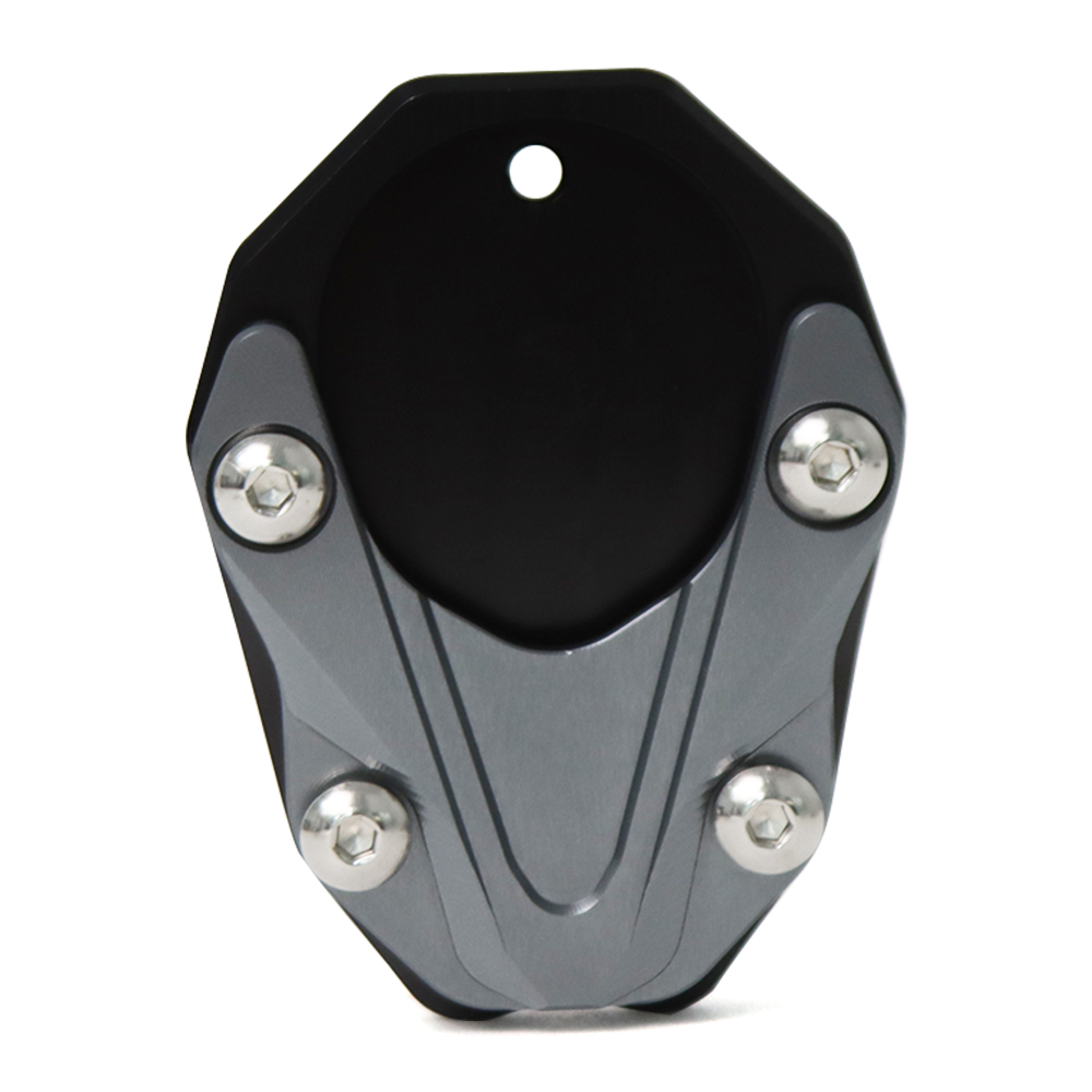 Soporte de pie, extensión de caballete lateral, placa de soporte ampliada para DUKE250 DUKE390 DUKE 390 250 2024: Gris oscuro