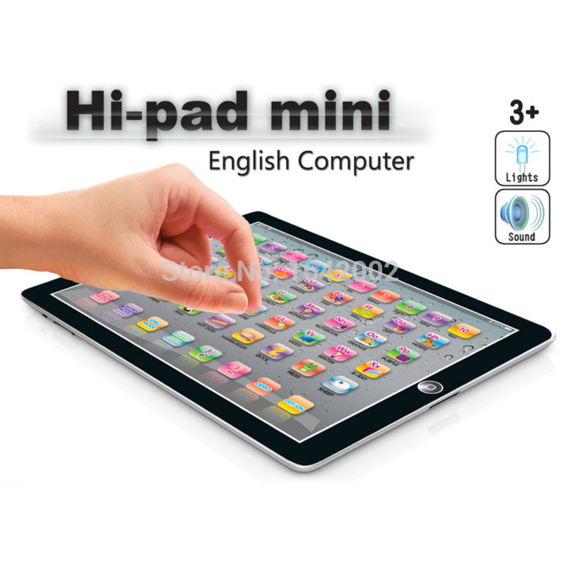 Apprendimento della lingua inglese le macchine di Apprendimento Giocattoli pad Macchina di Apprendimento Dei Bambini Del computer Portatile PlayPad computer apprendimento formazione scolastica Giocattoli per I Bambini