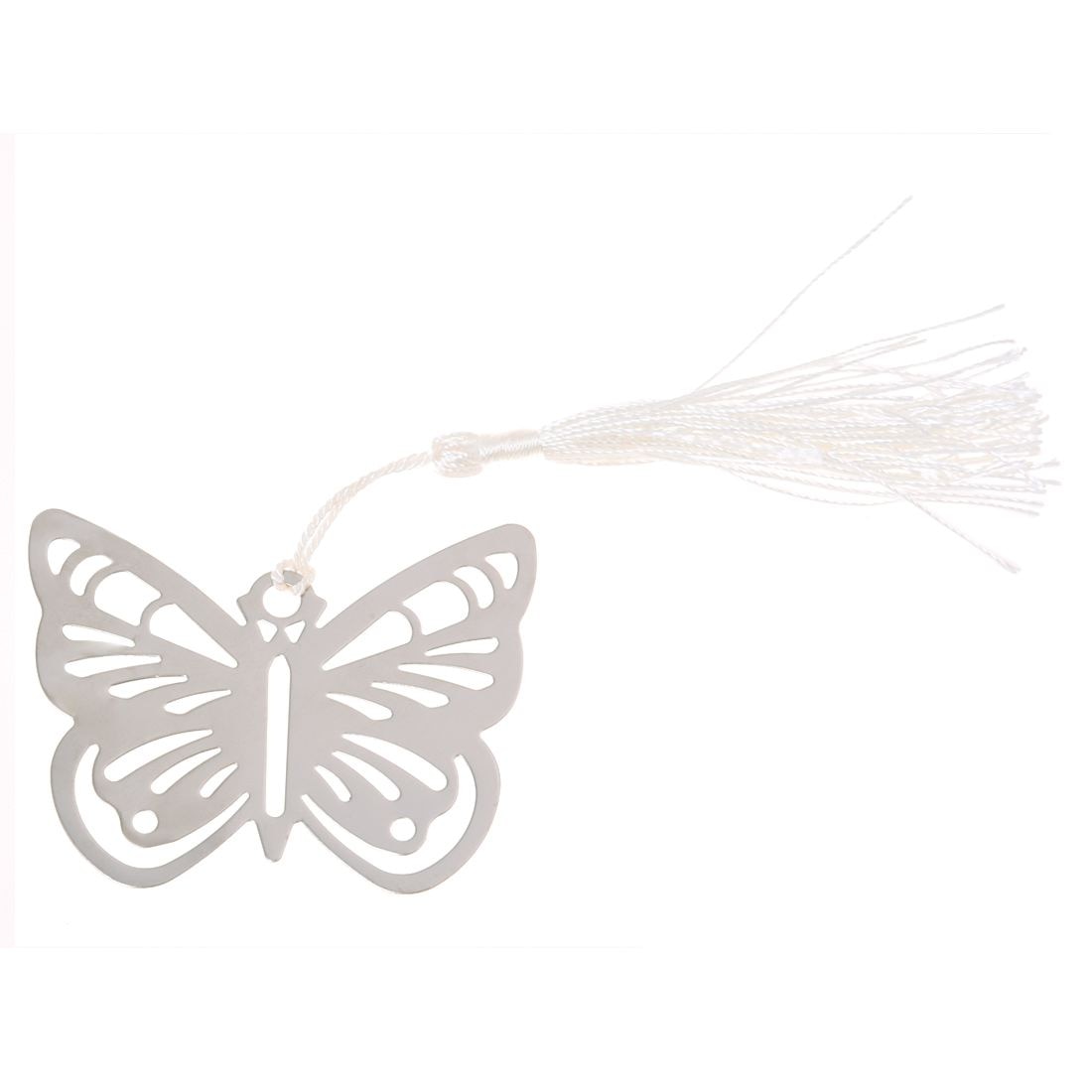 Ppyy -Bladwijzers Bladwijzer Fringe Butterfly Zilveren Roestvrij Staal Voor Boeken