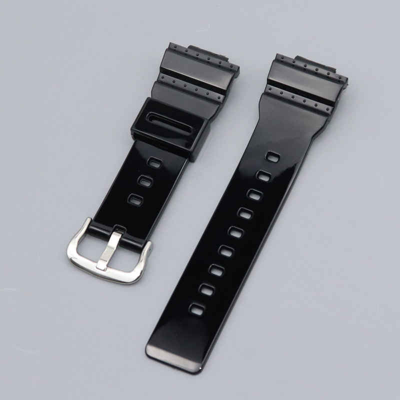 Correa de goma de resina para reloj Casio baby-g, repuesto de correa de reloj de 14mm, resistente al agua, accesorios para pulsera deportiva, BA-110/120/111/112: Black Yellow