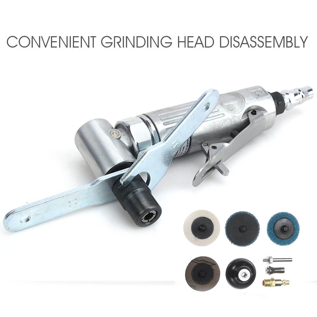 1/4" Air Angle Die Grinder Cutting Grinding Built-in - Foto 5