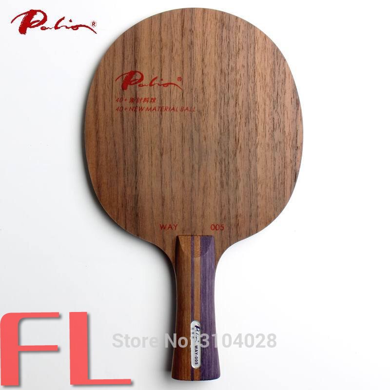 Palio official way005 way 005 table tennis blade pure wood for 40+ material table tennis racket sports racquet sports: FL   long handle