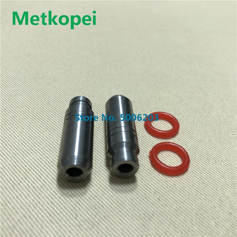 scooter ZY125 4CW engine valve stem with oil seal and valve intake exhaust stem guide duct for Yamaha 125cc ZY 125 parts