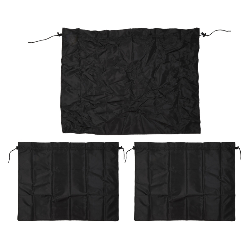 Couverture pare-soleil voiture, rideau séparation fenêtre latérale, rideau confidentialité pour berline SUV: GRIS