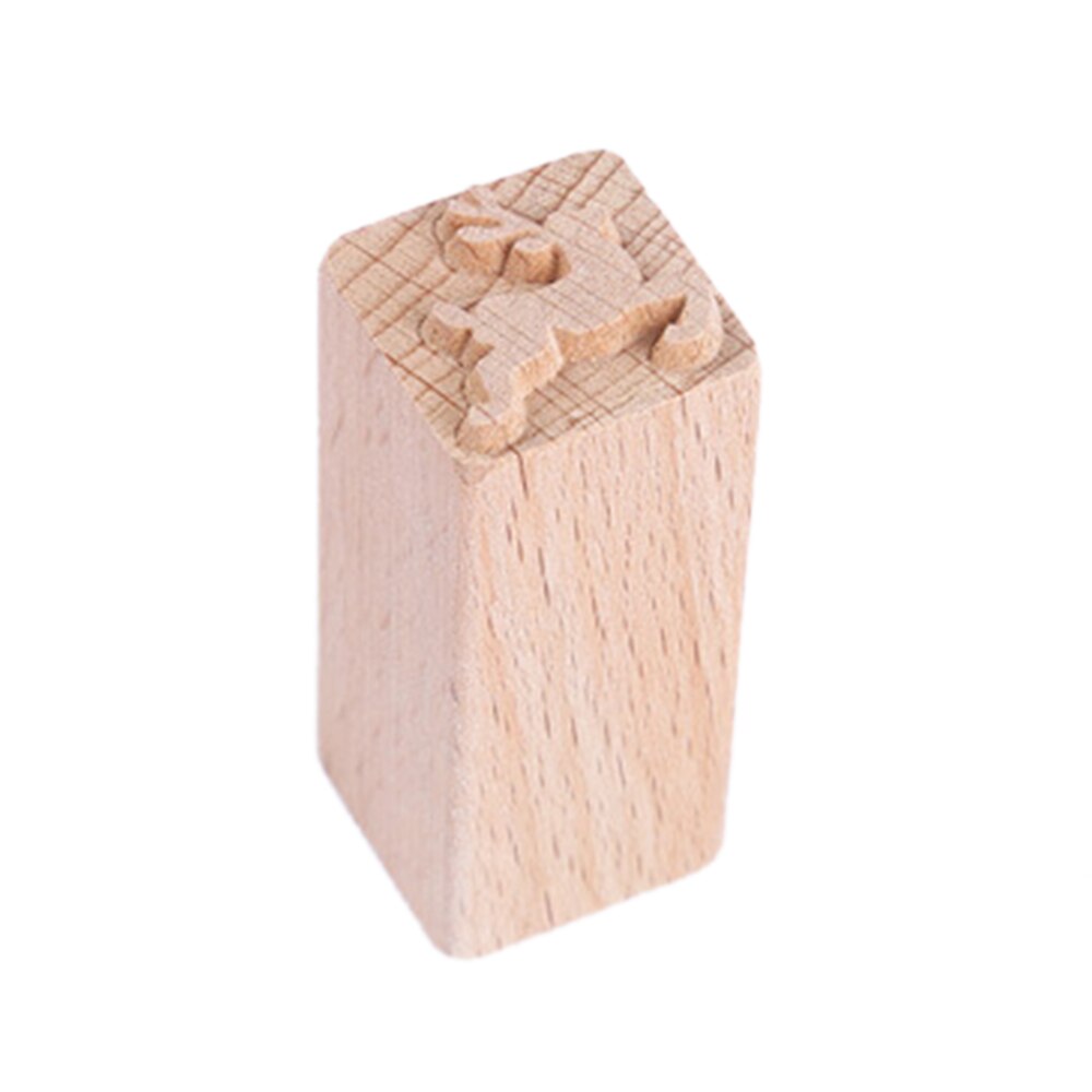 Sello de madera Quare Pasta impresión moldes galletas herramientas para hornear sello DIY pastel decoración suministros de cocina: LHY929