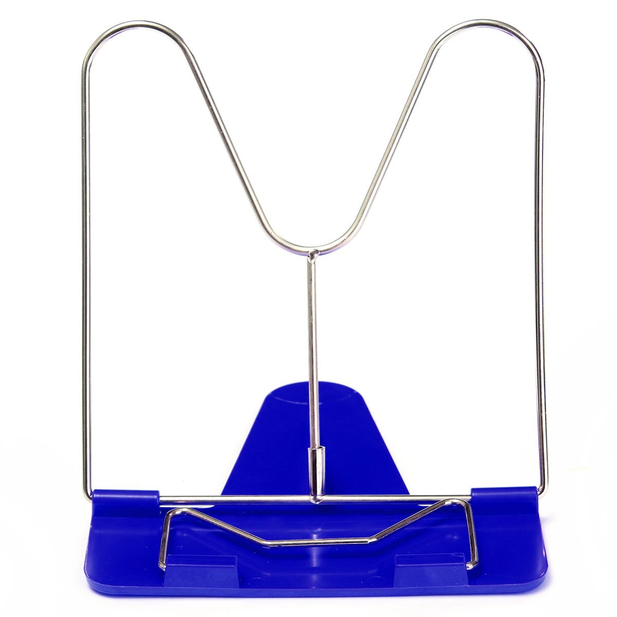 -Adjustable Angle Portable Reading Book Stand Text Book Document Display Holder Blue