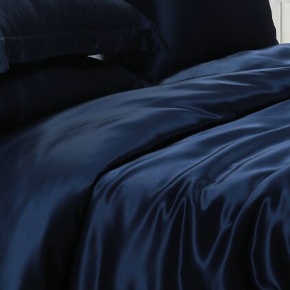 16 momme multicolor ren silke satin stof charmeuse silke stof: 5 flåde