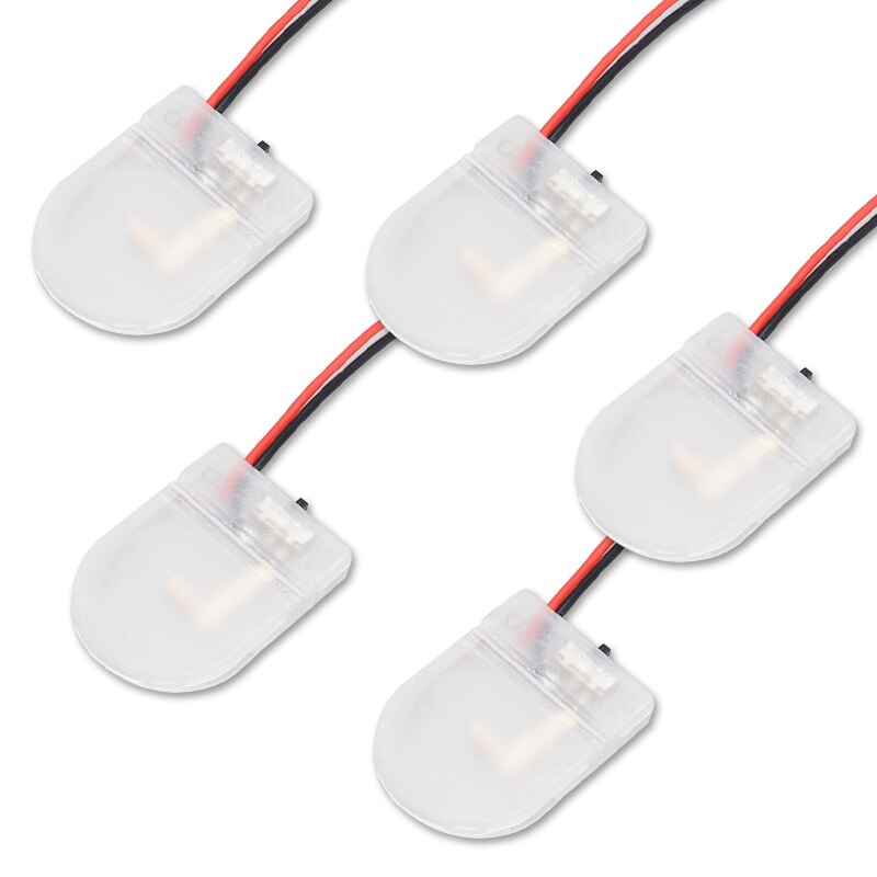 2/5PCS CR2032 Button Coin Cell Battery Socket Holder Case DIY Battery Storage Box With ON-OFF Switch 3 volt: 5PCS Transparent
