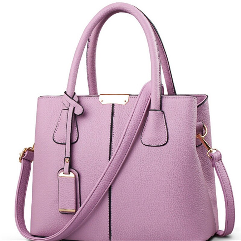 Neue Handtaschen Frauen Schulter Bote Tasche Damen Handtasche Große Umhängetasche Quaste Reißverschluss lässig Tote Weibliche: Violett