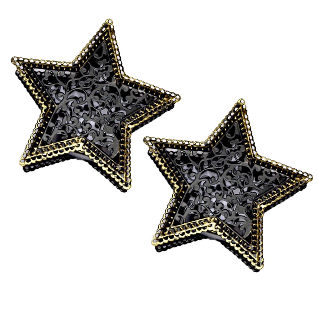 Kerstdecoratie marokkaanse kaarsenhouder woonwinkel bar 2 stuks