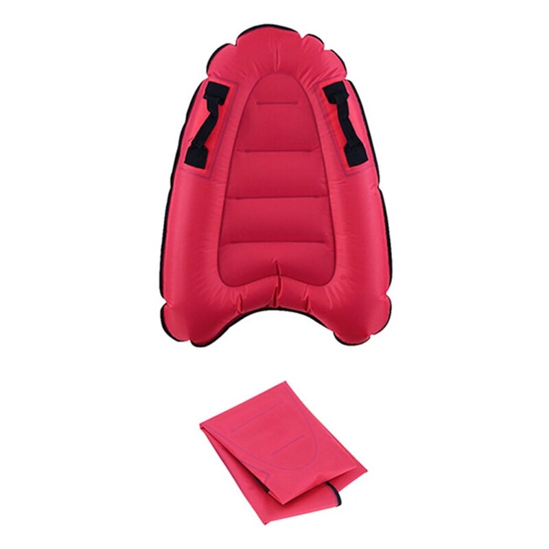 Inflatable Surfboard - 52x75x15cm - Portable Bodyboard with Handle - for Kids Adults Surfing: Yellow