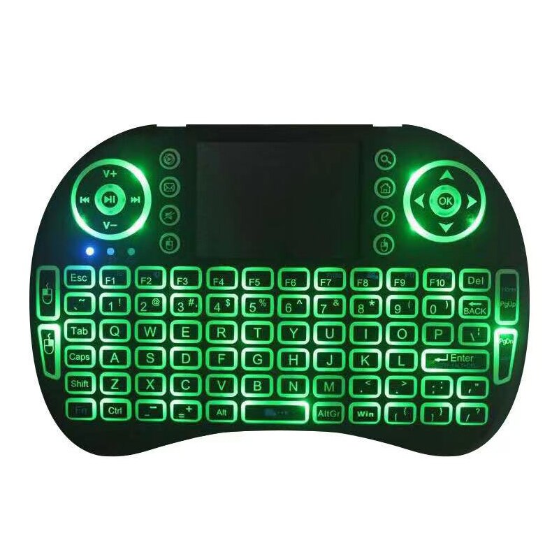 i8 Mini Wireless Keyboard 2.4GHz English Russian Arabic Spanish French Handheld For Android TV BOX Mouse Touchpad Remote Control