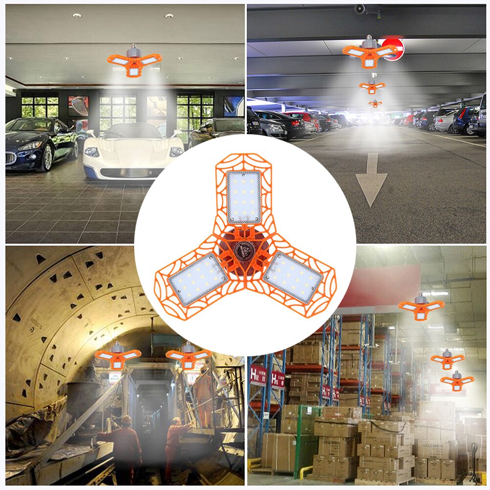 40W E26 E27 LED Garage Light AC85-265V High Bay Lamp Industrial Lighting Support