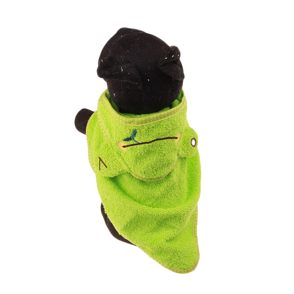 Søde kæledyr hund badehåndklæde bamse håndklæde super absorption tørring badehåndklæder med hættetrøjer blød hvalp kat håndklæder