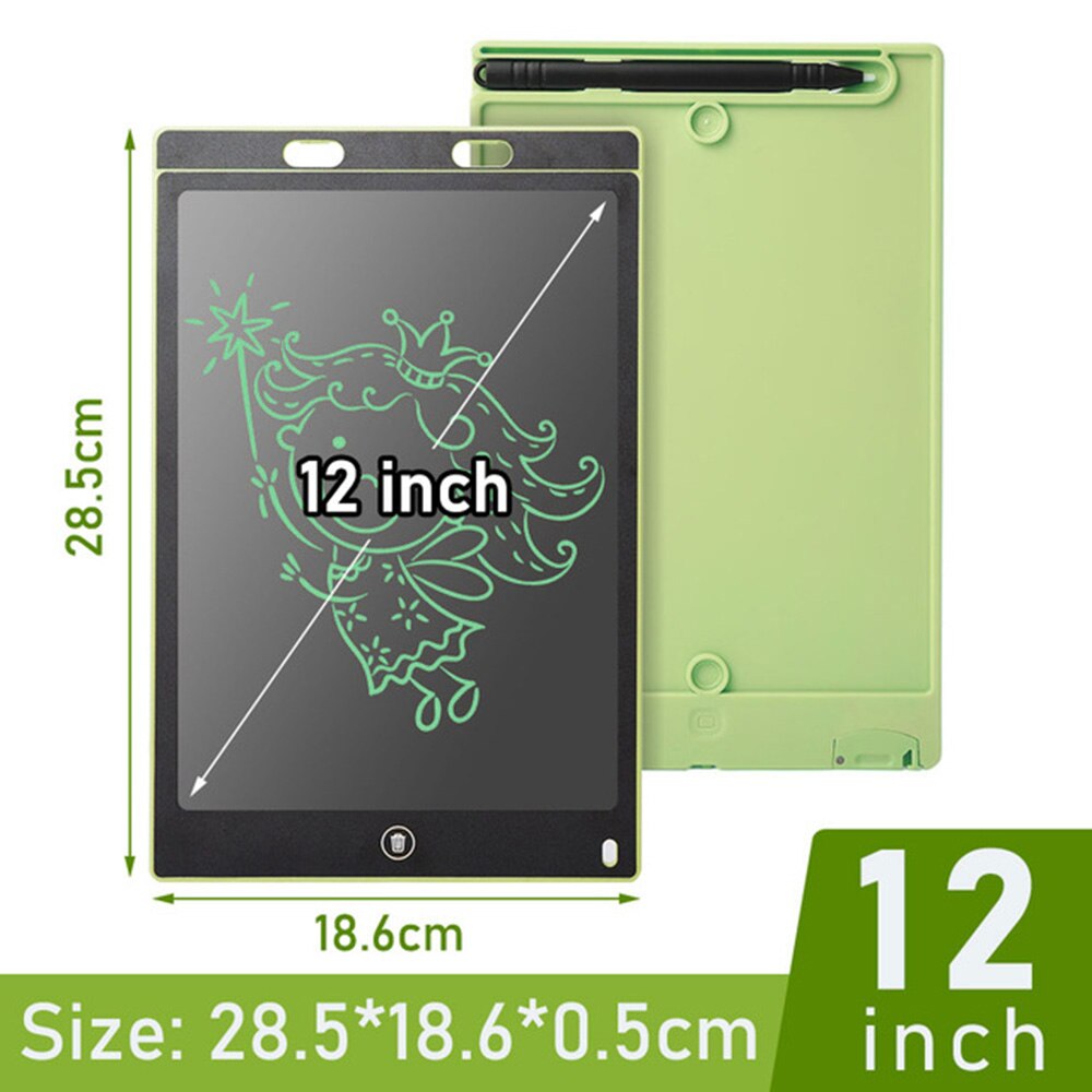 4.4 ''8.5'' 12'' LCD Tablet Schreiben Pad E-writer Kid Grafik DIY Zeichnung Arbeit Bord: 12inch green