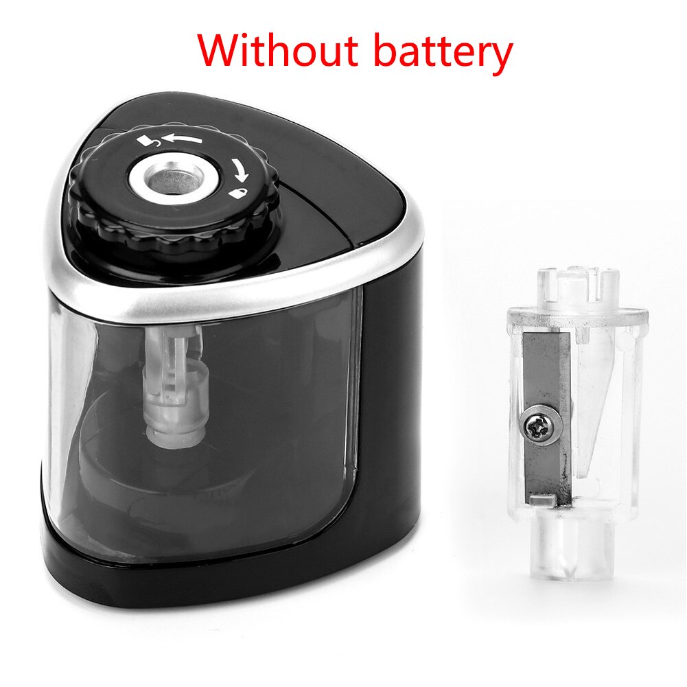 TC8005 Office Electric Pencil Sharpener Stationery Battery Powered Effortless Automatic For School Classroom Durable Tools Home
