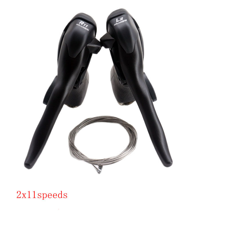 3x7 3x8 3x9 3x10 vitesses manette de vitesse vélo double contrôle leviers vélo de route levier dérailleur 2x7 2x8 2x9 2x10 pour vélo de route Shimano