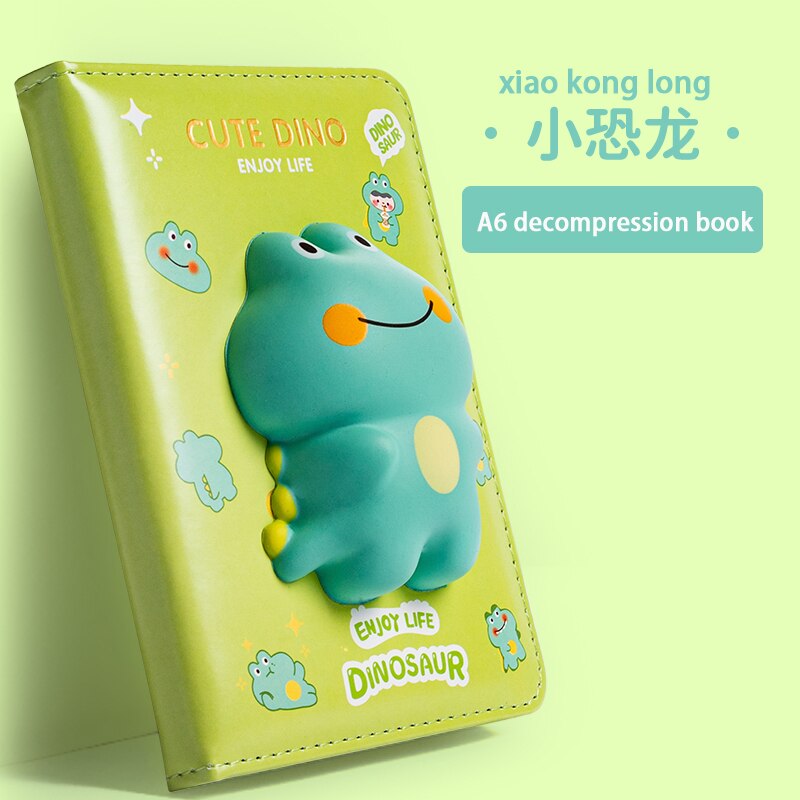 Super Leuke Zachte Drukken Notebooks Roze Meisje Hart Decompressie Memo Pad Briefpapier Kawaii Stijl Journal Illustratie Levert: xiao kong long