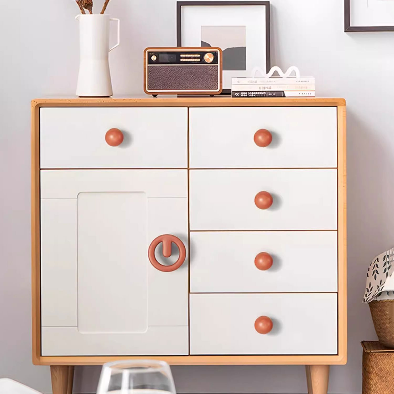 1 pc moderne einfache bunte Schrank griffe Wohnkultur Kleider schrank zieht für Kinderzimmer Zink legierung Kommode Schrank Tür knöpfe