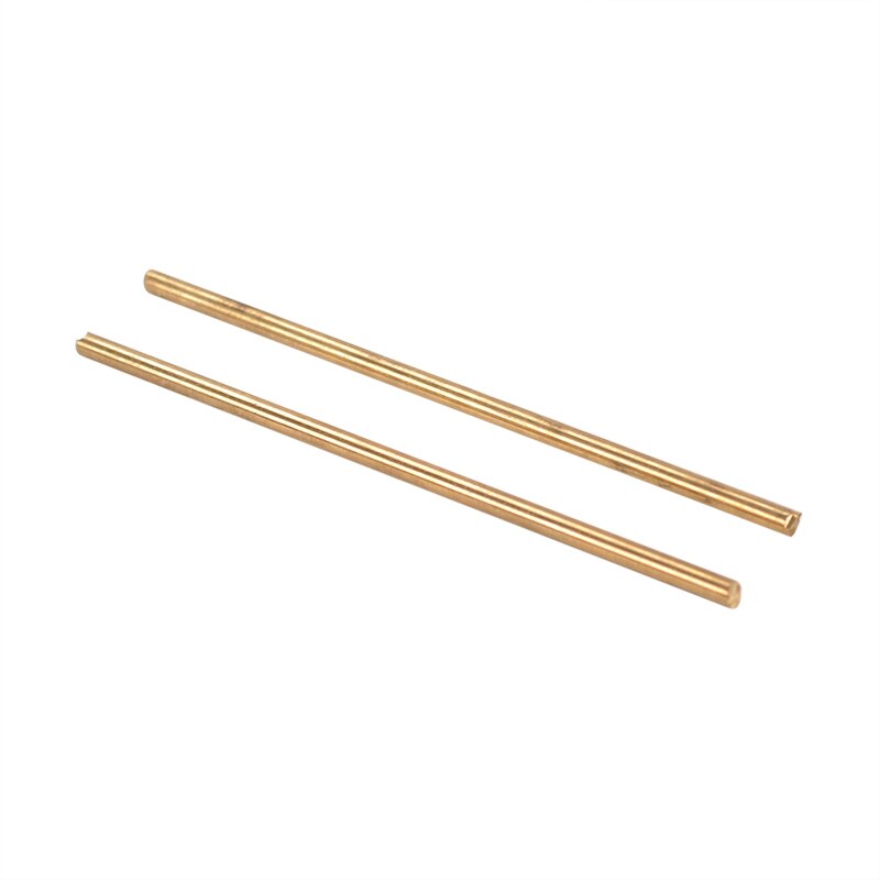 2 st 150mm x 5mm mässingsstänger bar hårdvara solida runda stavar trådar pinnar guld för reparation svetsning lödning lödning