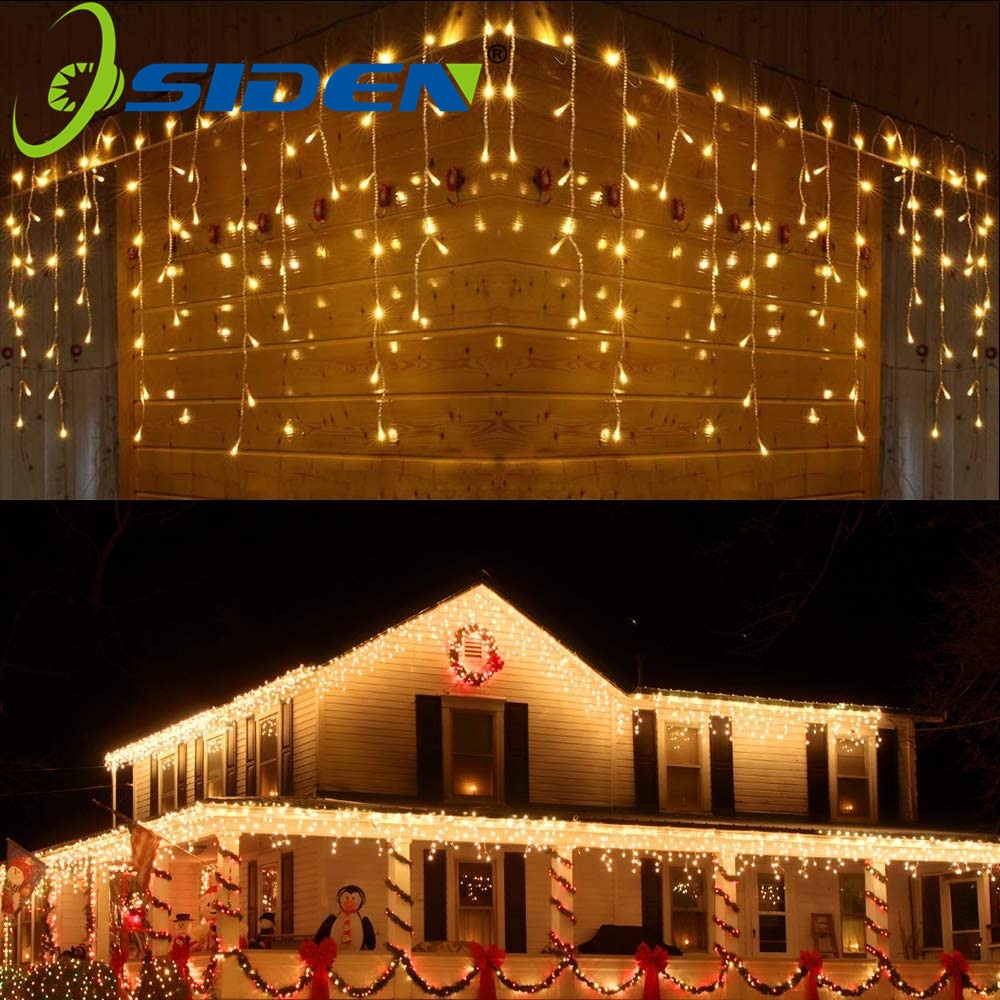 4M 100led AC220V Festival Gordijn Bruiloft Led String Strip Ijsbar Lamp Slingers For A Licht Kerst Fariy Deco