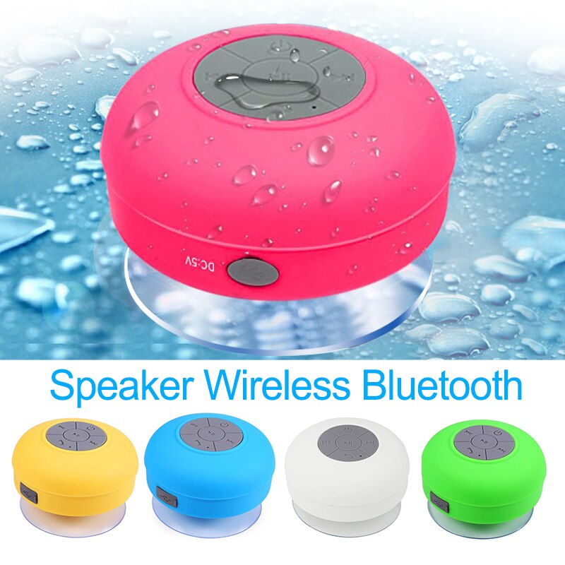 Draadloze Draagbare Bluetooth Luidspreker Waterdicht Bluetooth Douche Speaker voor iPhone MP3 Handenvrij Auto Draagbare Speaker