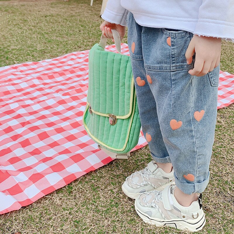 Crawler bambini 2021 abiti autunnali abbigliamento per bambini Jeans da bambina Baby Leisure stile occidentale Crawler primavera e autunno: 5T