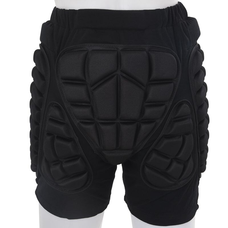 Super sell-pantalones cortos protectores de cadera para exteriores Skate Snowboard Pants, negro L