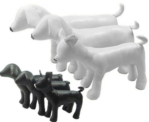 Leuke PVC Lederen Hond Torso 'S Hond Modellen Hond Mannequins